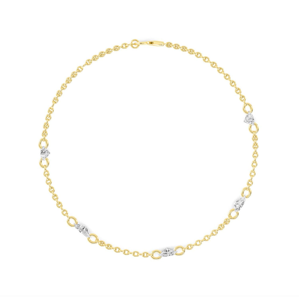 Yellow gold Diamond Bracelet · 1.06 ctw