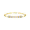 Yellow gold Diamond Bracelet · 3.58 ctw