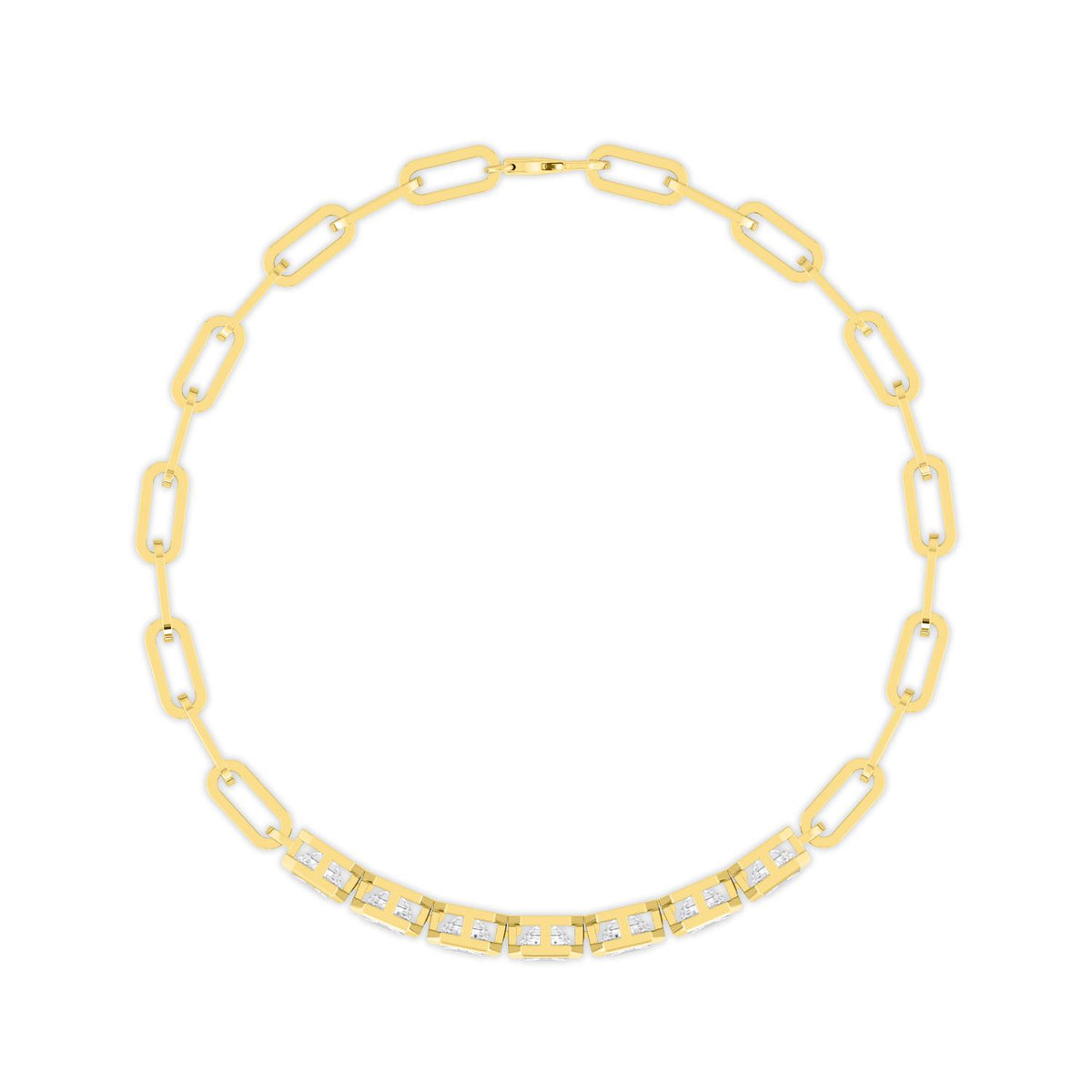 Yellow gold Diamond Bracelet · 3.58 ctw