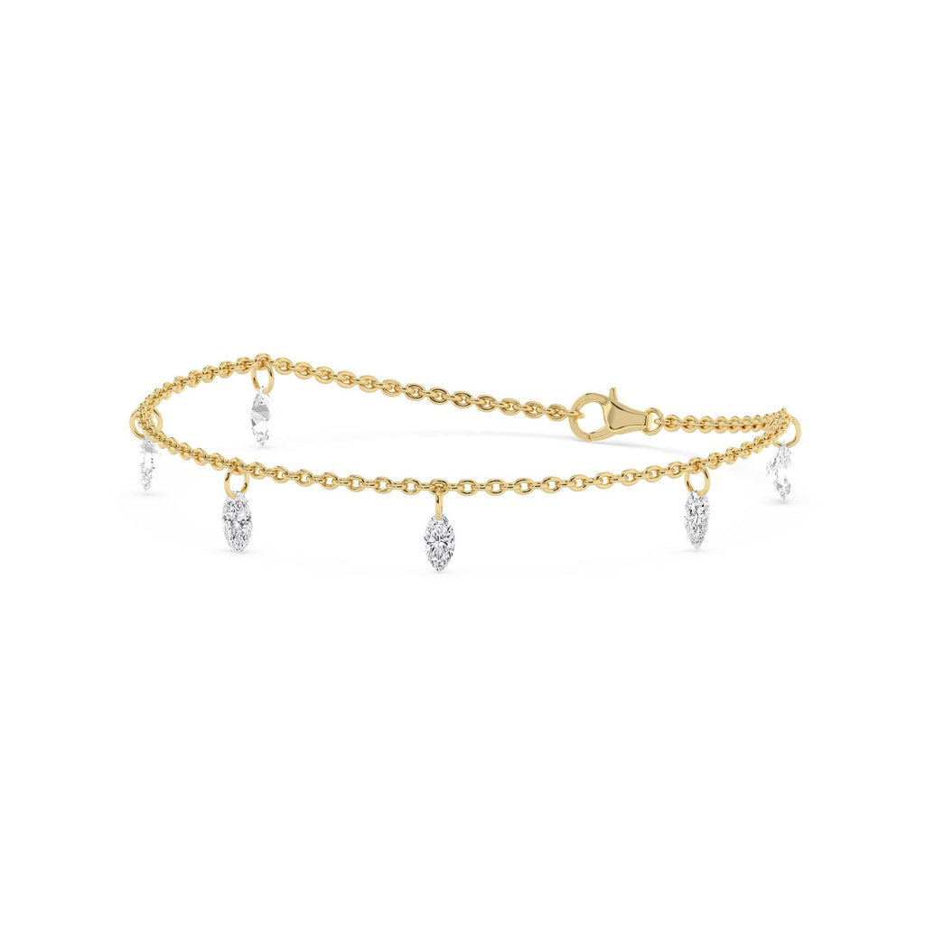 Yellow gold Diamond Bracelet · 1.41 ctw