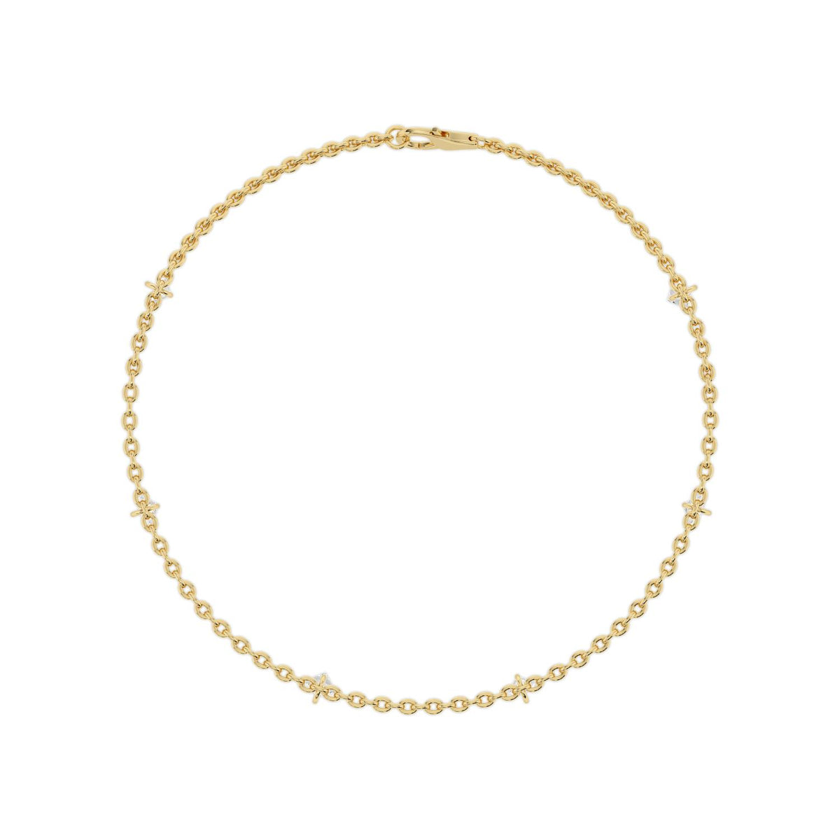 Yellow gold Diamond Bracelet · 1.41 ctw