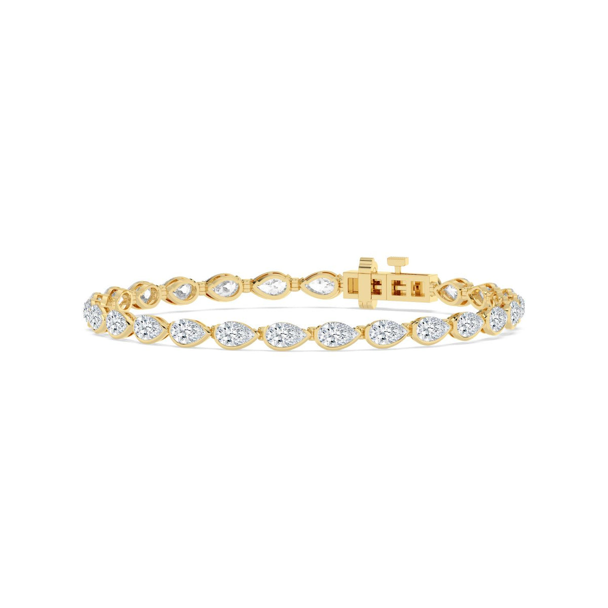 Yellow gold Diamond Bracelet · 5.97 ctw