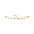 Yellow gold Diamond Bracelet · 1.77 ctw