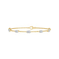 Yellow gold Diamond Bracelet · 2.51 ctw