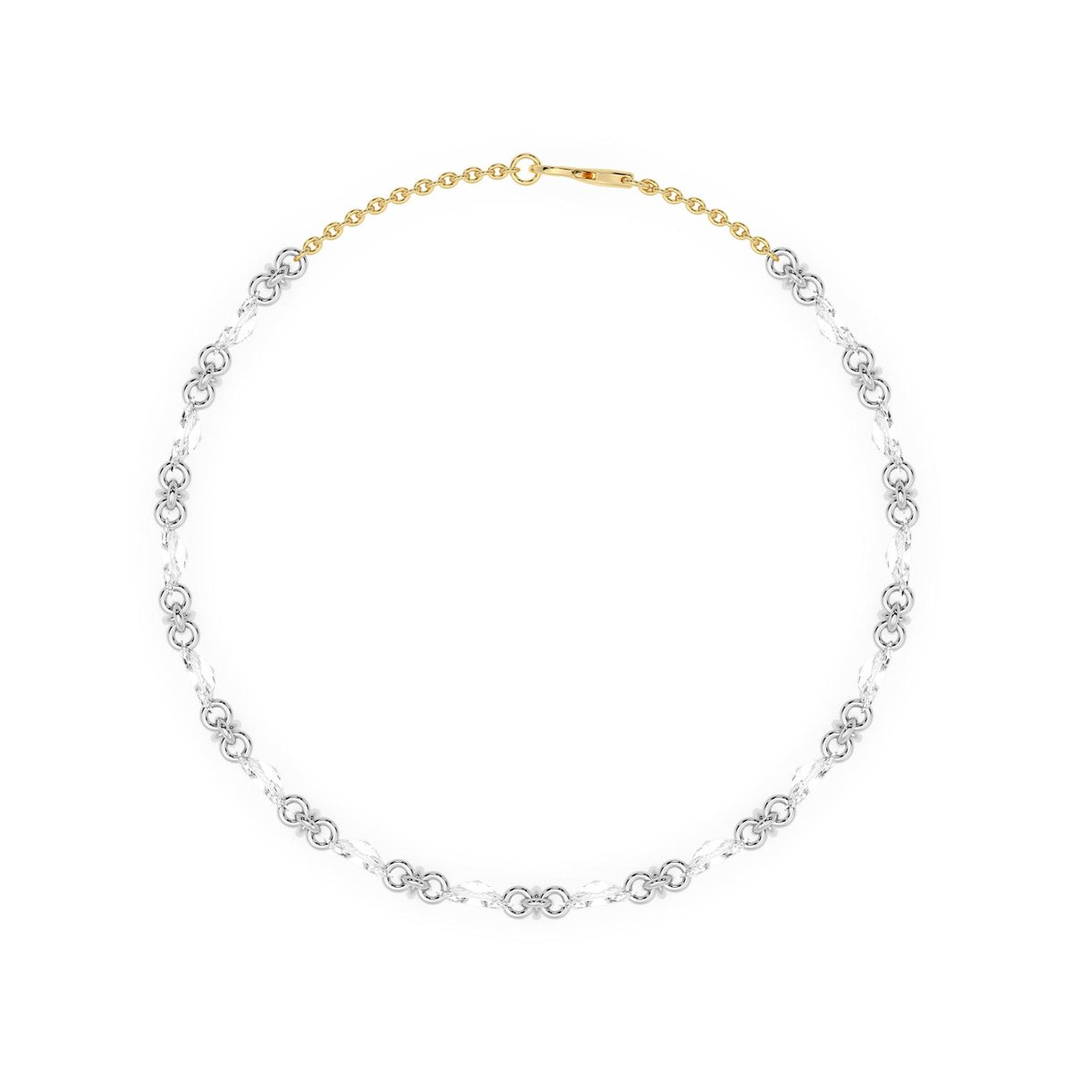 Yellow gold Diamond Bracelet · 5.2 ctw