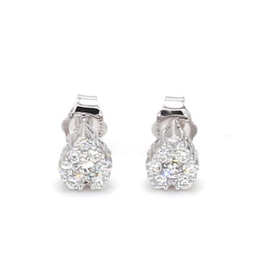 White gold Diamond Earrings · 0.39 ctw