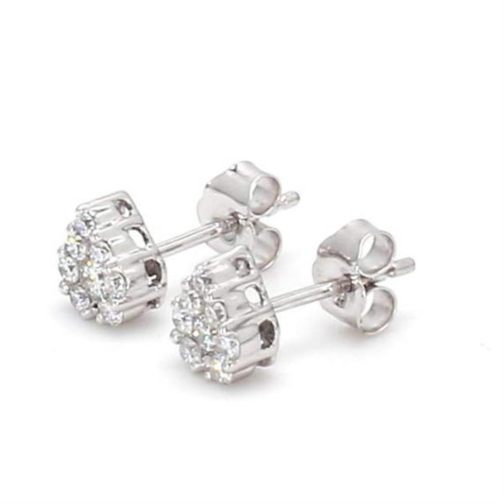 White gold Diamond Earrings · 0.39 ctw