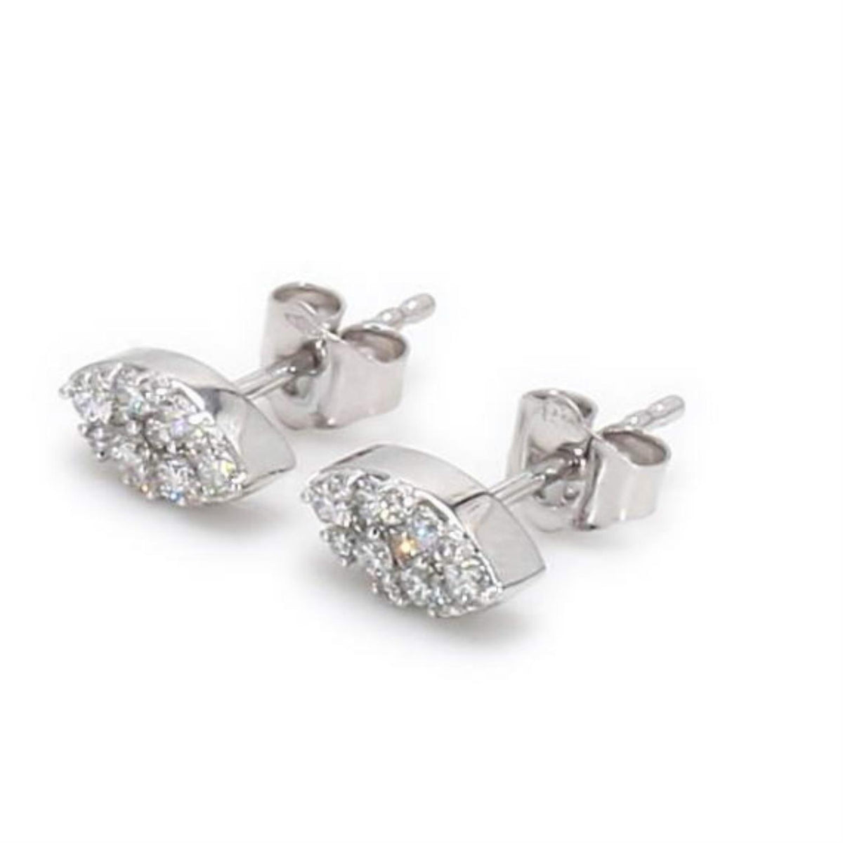 White gold Diamond Earrings · 0.29 ctw