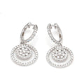 White gold Diamond Earrings · 1.1 ctw