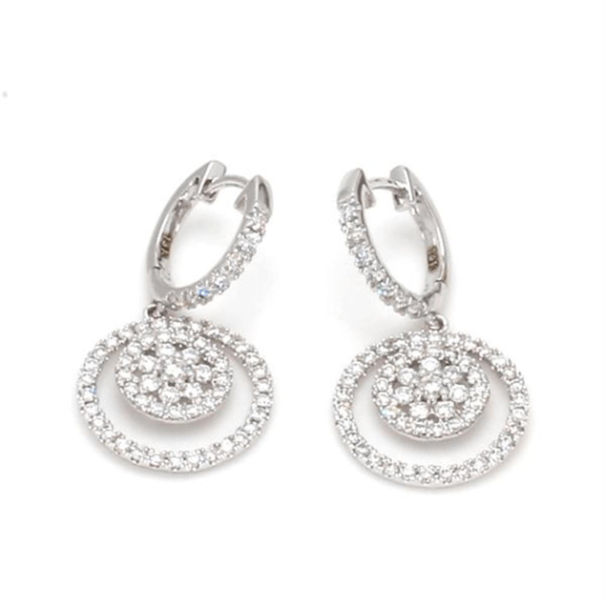 White gold Diamond Earrings · 1.1 ctw