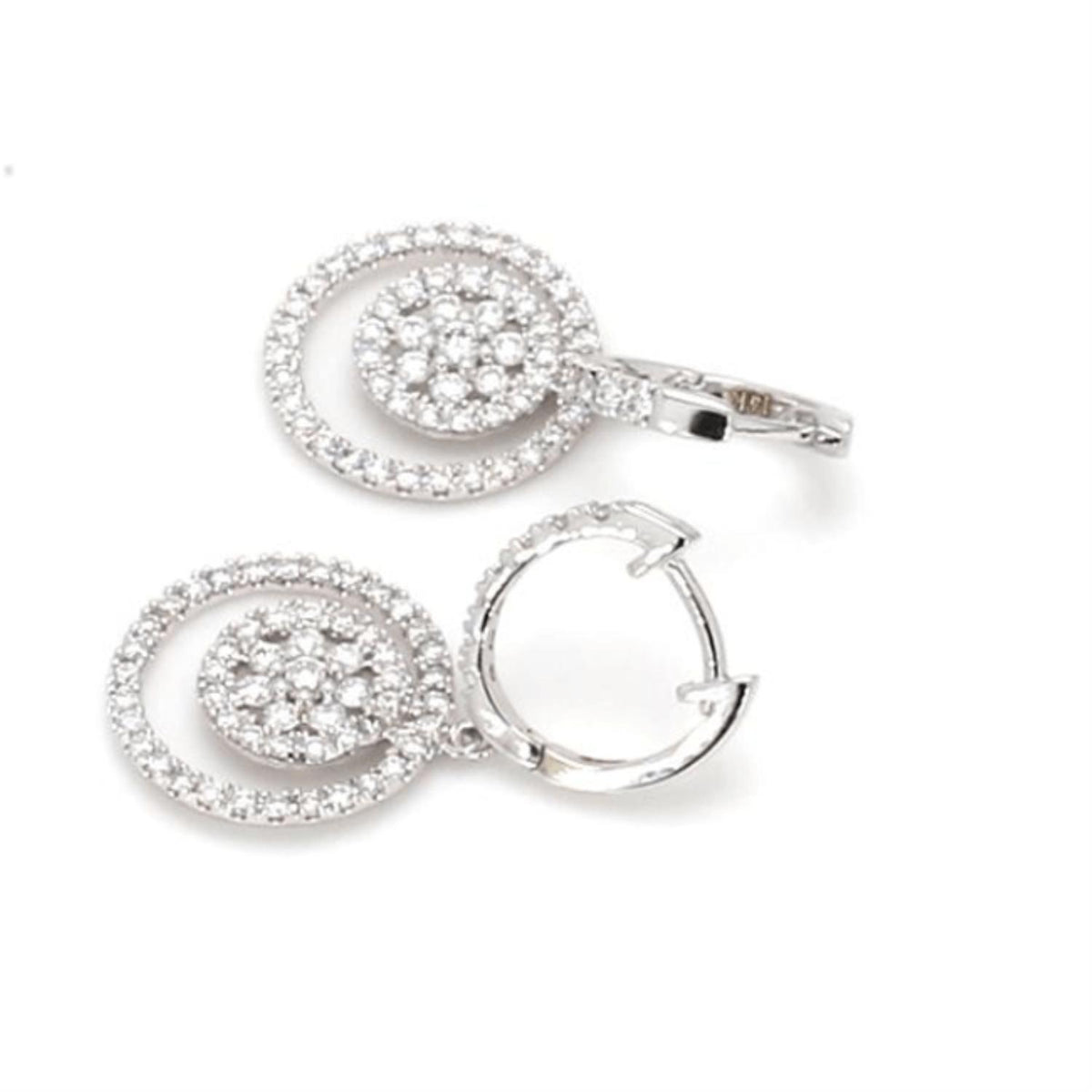White gold Diamond Earrings · 1.1 ctw
