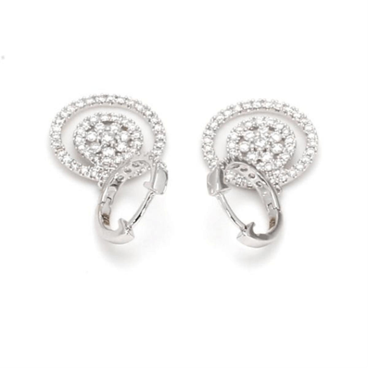 White gold Diamond Earrings · 1.1 ctw