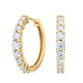 Yellow gold Diamond Earrings · 0.68 ctw