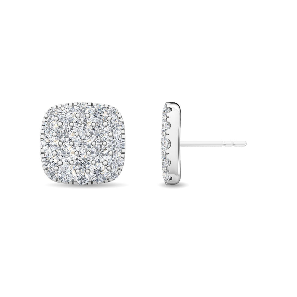 White gold Diamond Earrings · 1.28 ctw