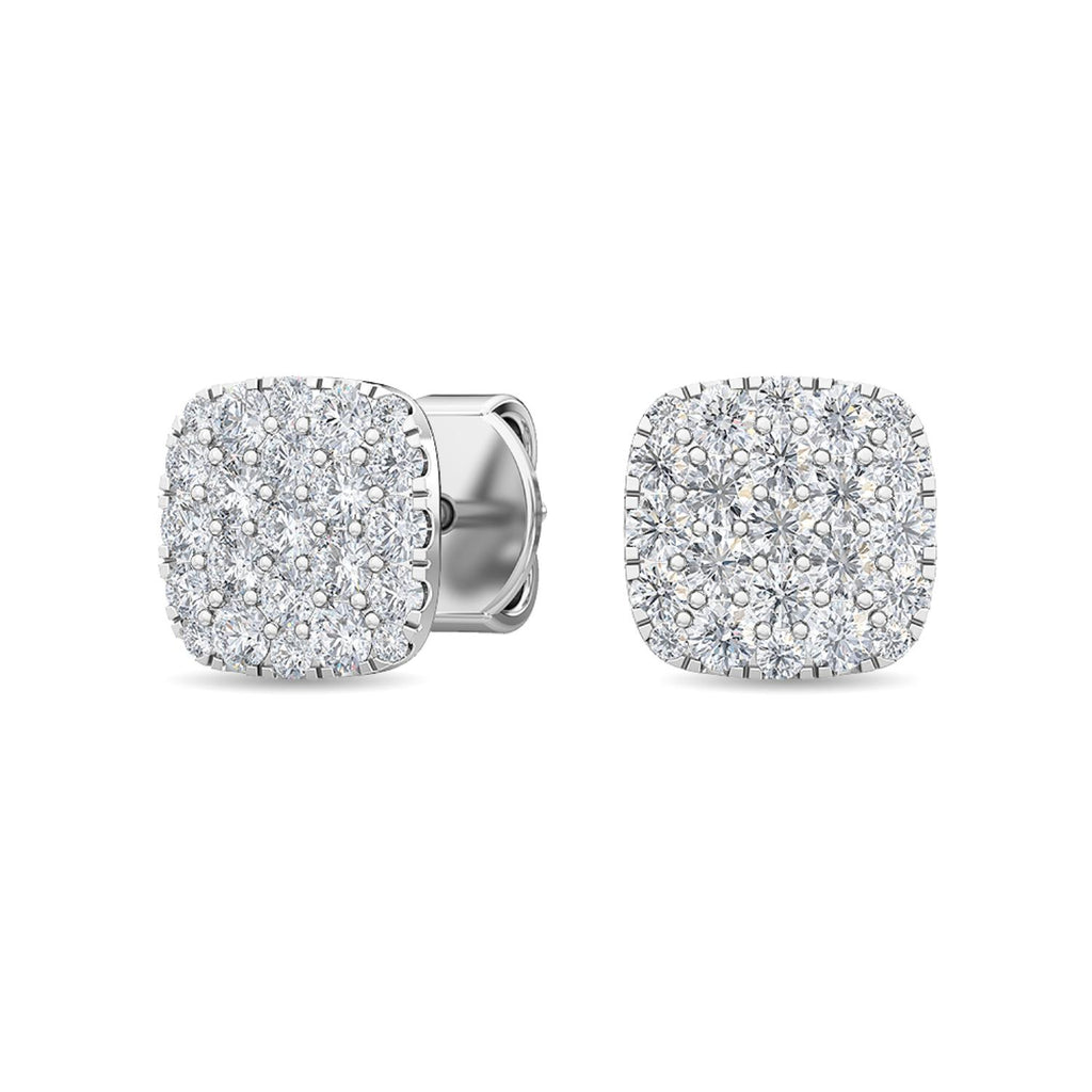 White gold Diamond Earrings · 1.28 ctw
