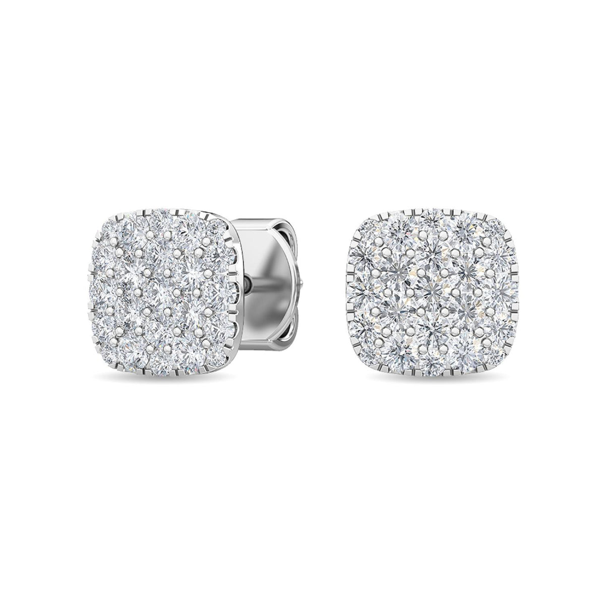 White gold Diamond Earrings · 1.28 ctw