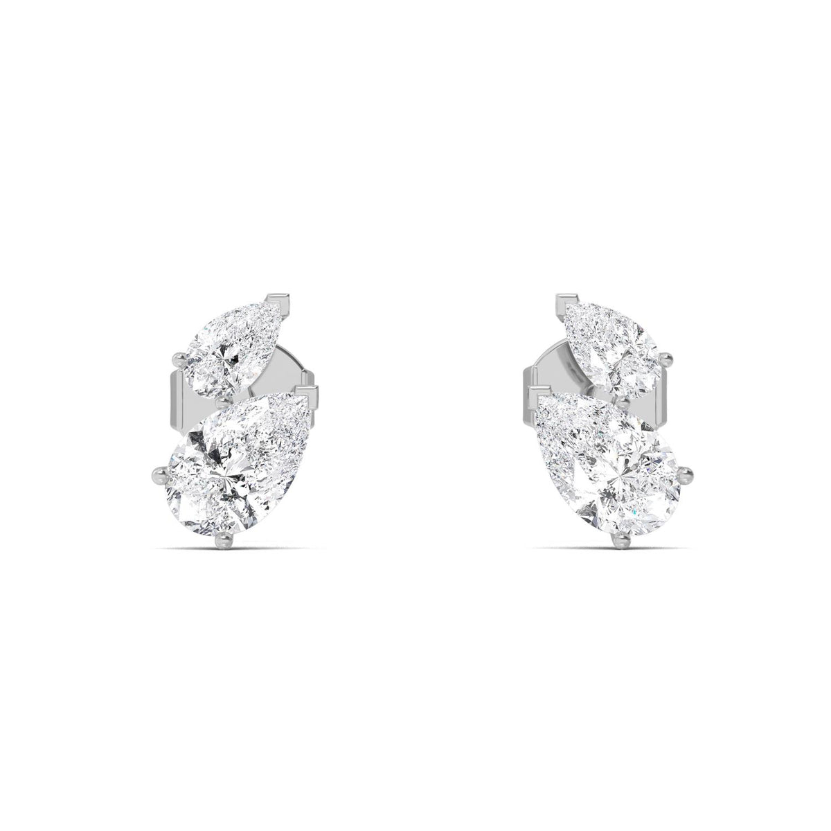 White gold Diamond Earrings · 1.89 ctw