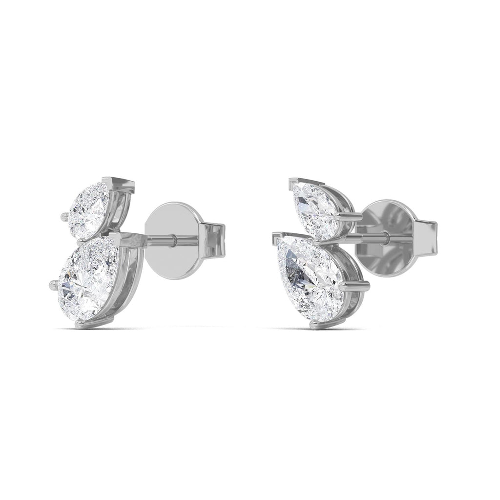 White gold Diamond Earrings · 1.89 ctw