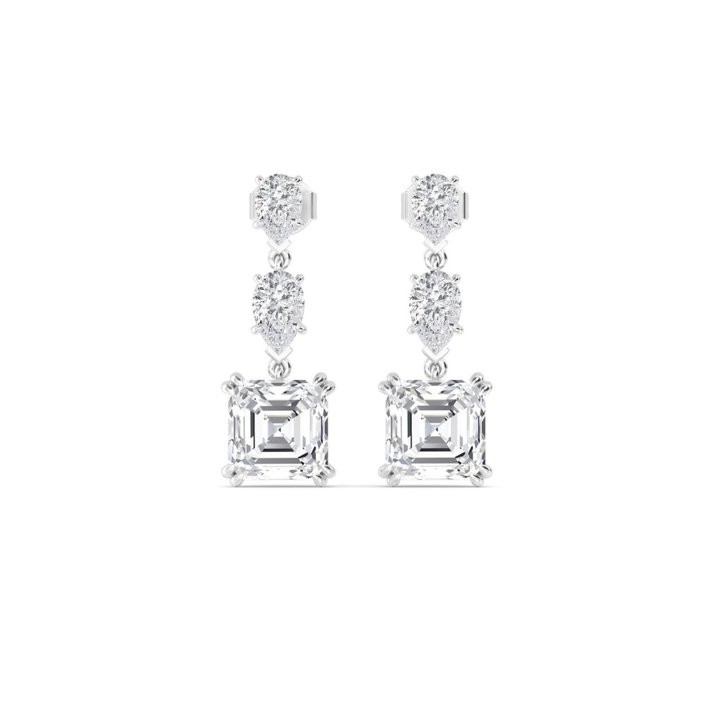 White gold Diamond Earrings · 12.75 ctw