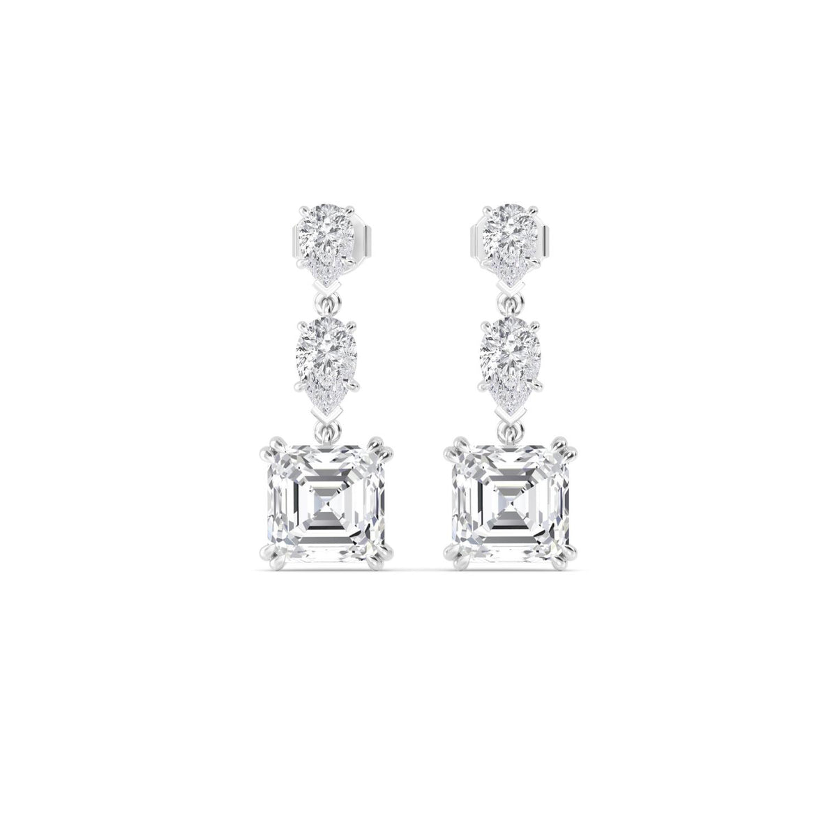 White gold Diamond Earrings · 12.75 ctw