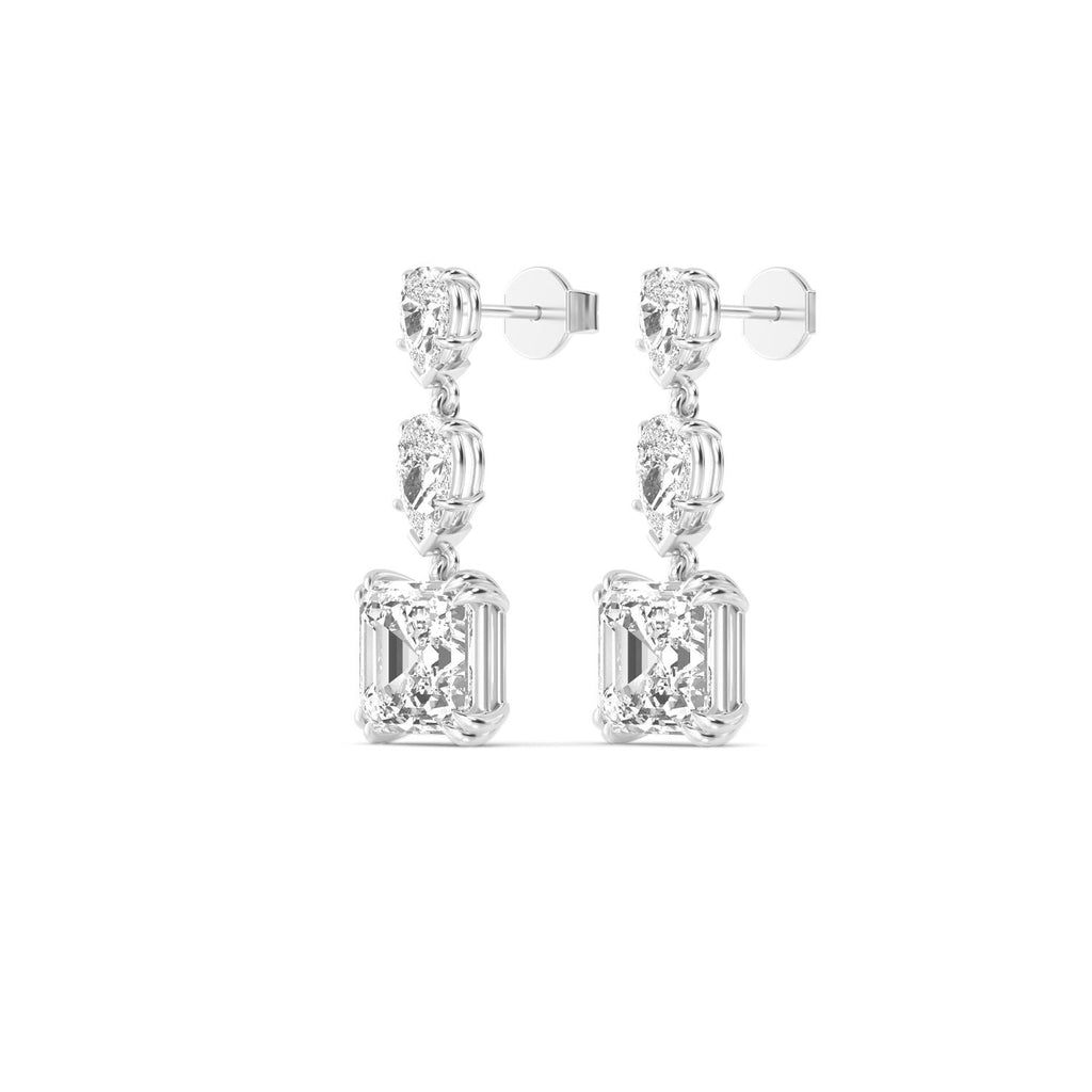 White gold Diamond Earrings · 12.75 ctw