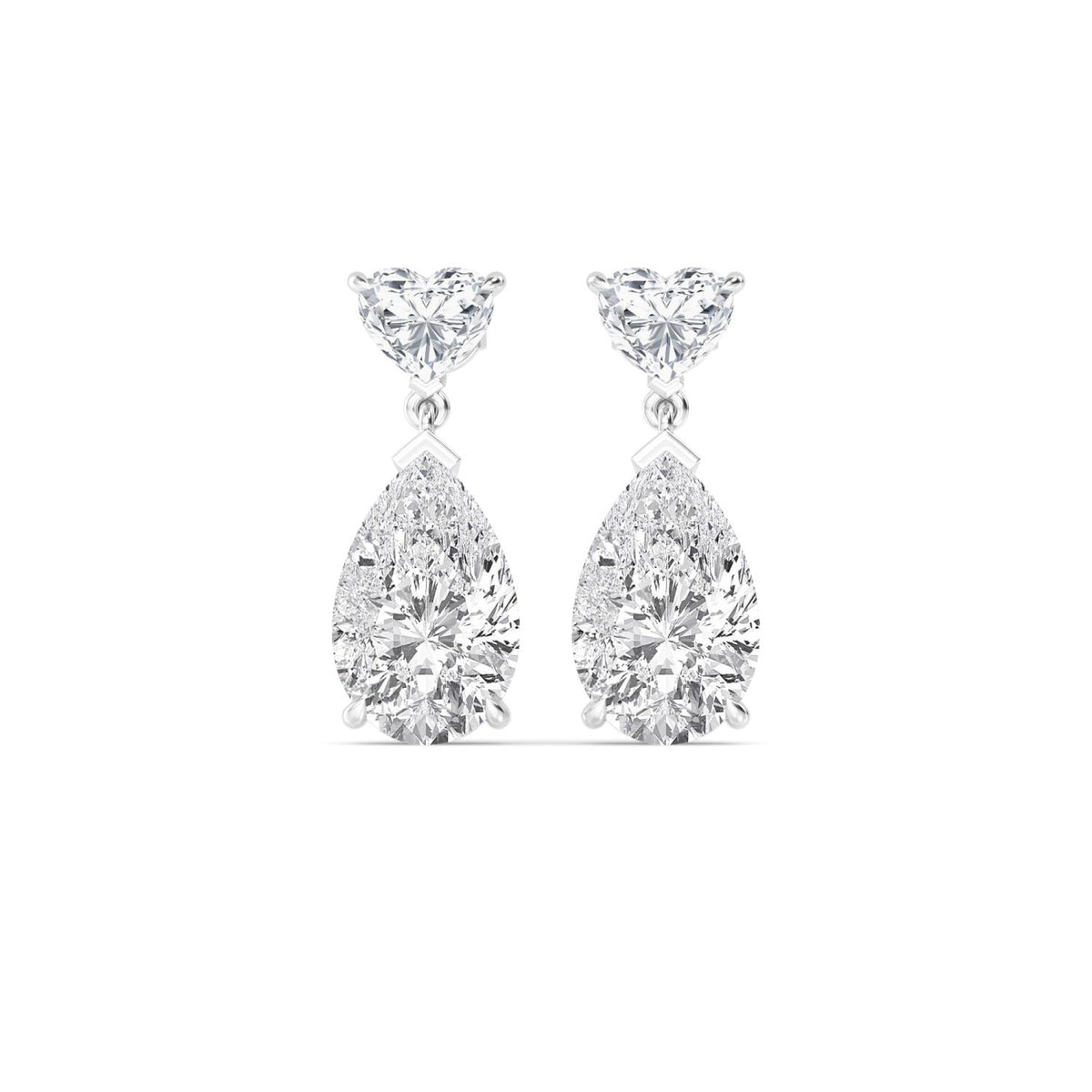 White gold Diamond Earrings · 11.95 ctw