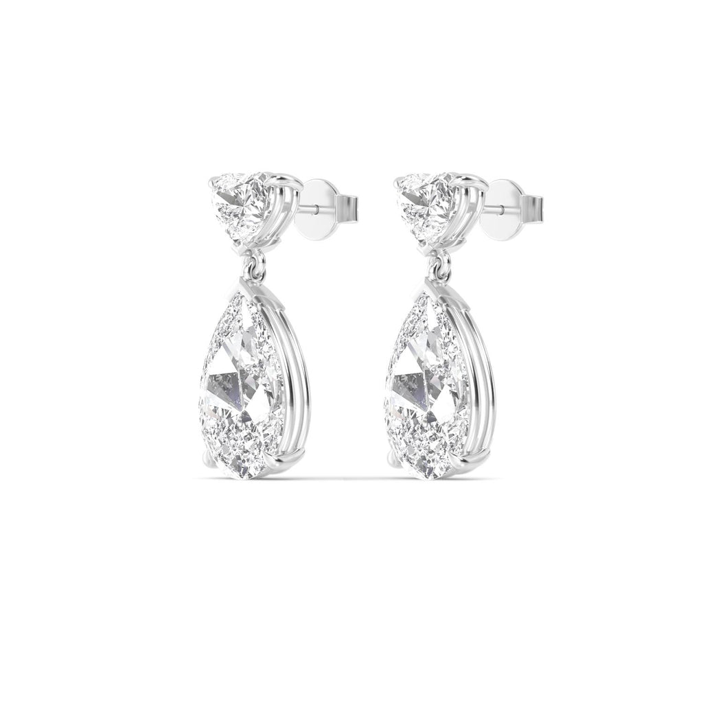White gold Diamond Earrings · 11.95 ctw