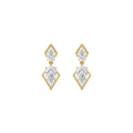 Yellow gold Diamond Earrings · 2.69 ctw