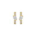 Yellow gold Diamond Earrings · 1.24 ctw