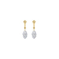 Yellow gold Diamond Earrings · 1.25 ctw