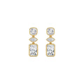 Yellow gold Diamond Earrings · 3.25 ctw