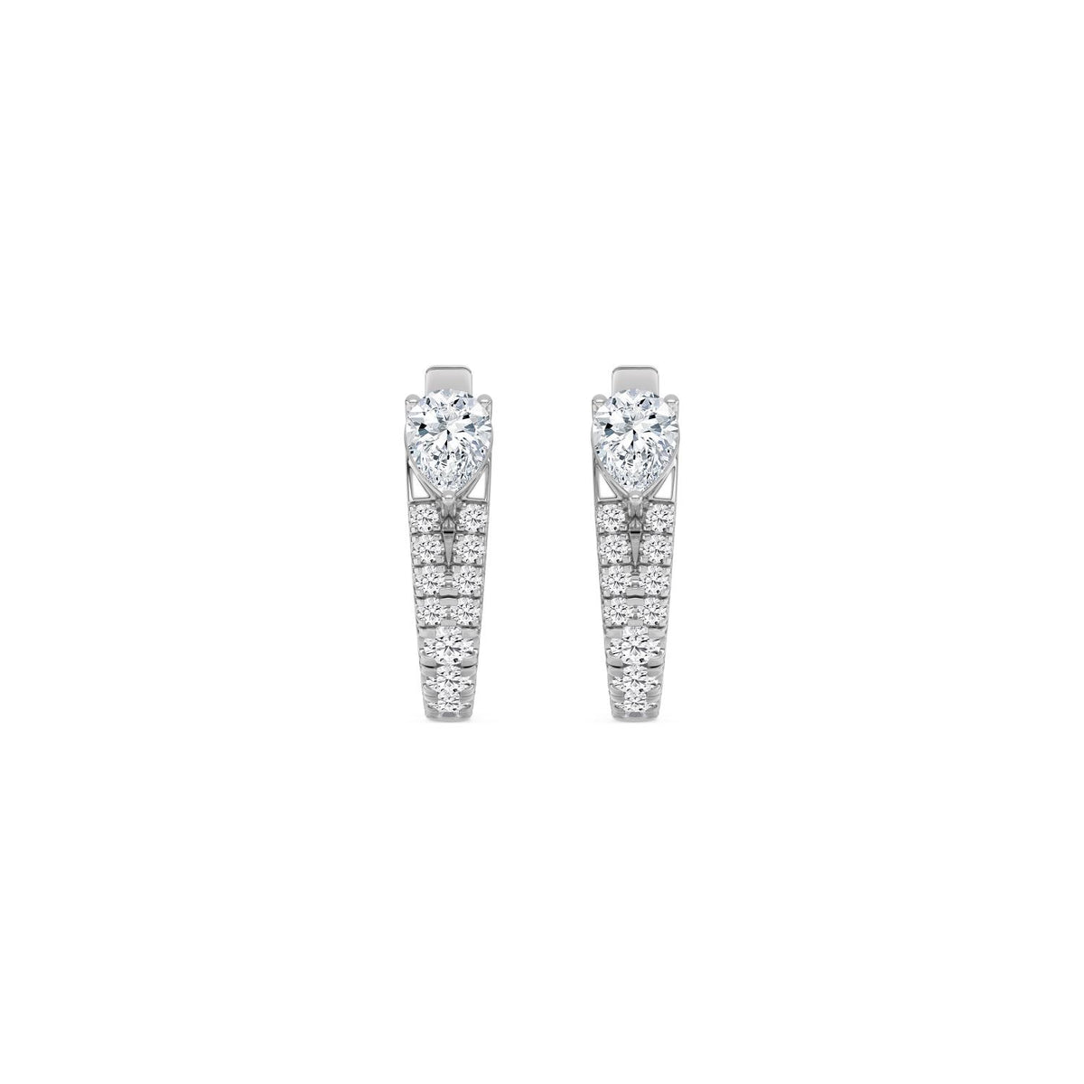 White gold Diamond Earrings · 1.48 ctw