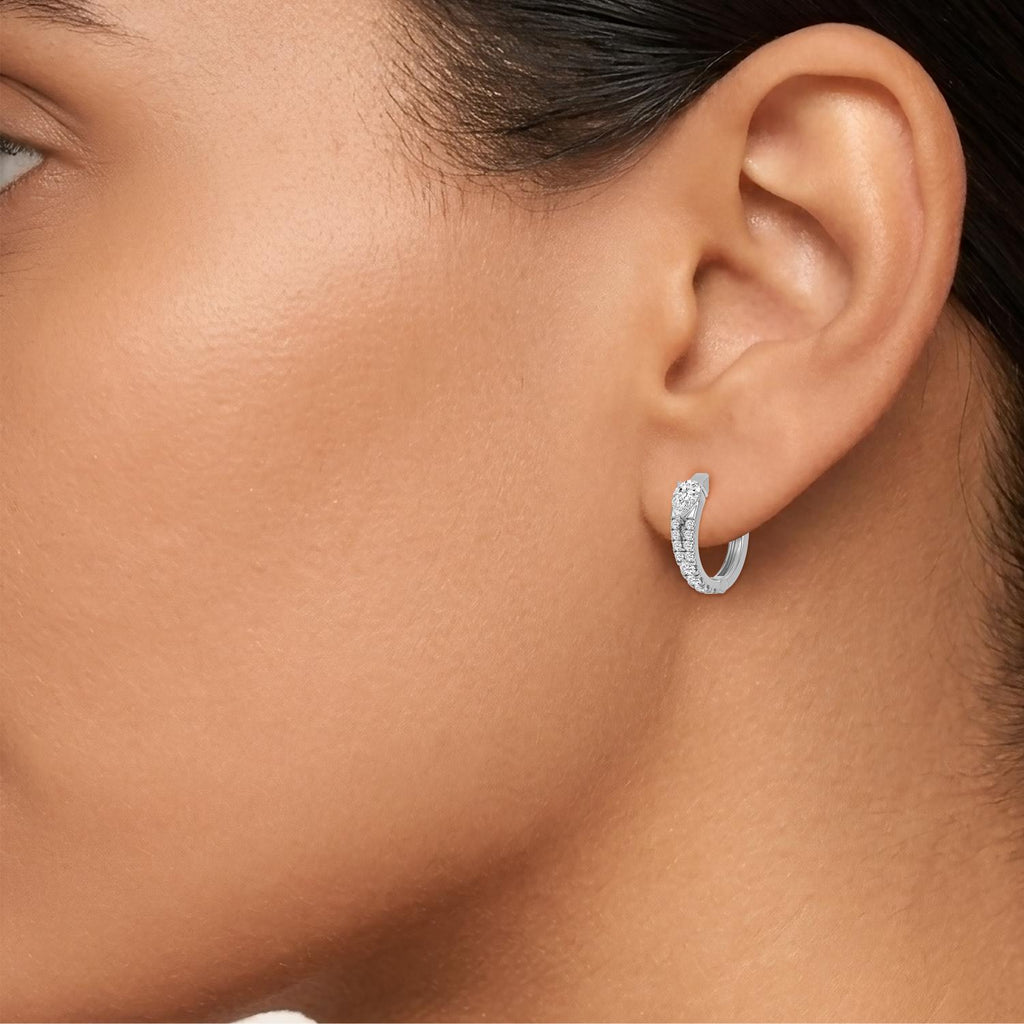 White gold Diamond Earrings · 1.48 ctw