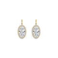 Yellow gold Diamond Earrings · 3.22 ctw