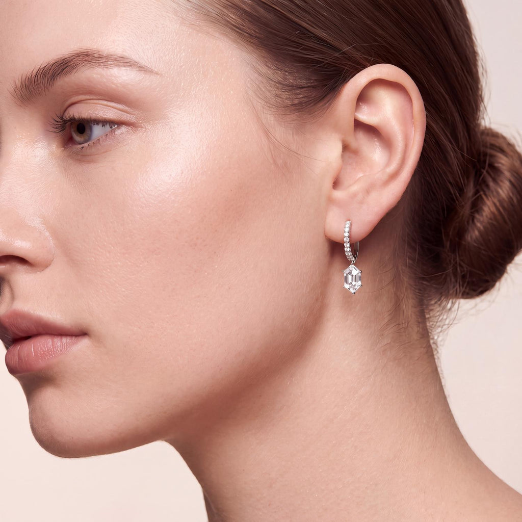 White gold Diamond Earrings · 4.86 ctw