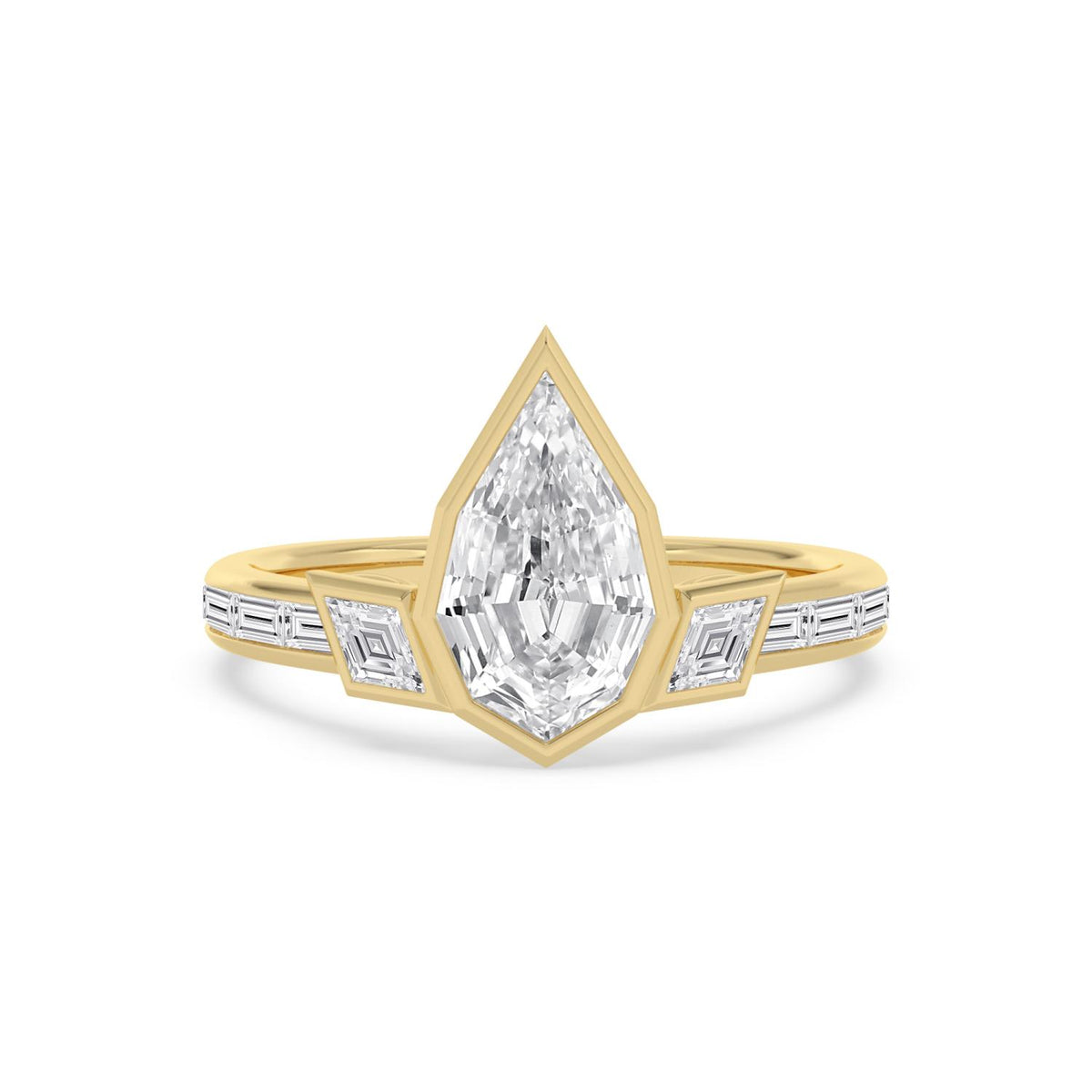 Yellow gold Diamond Ring · 2.64 ctw