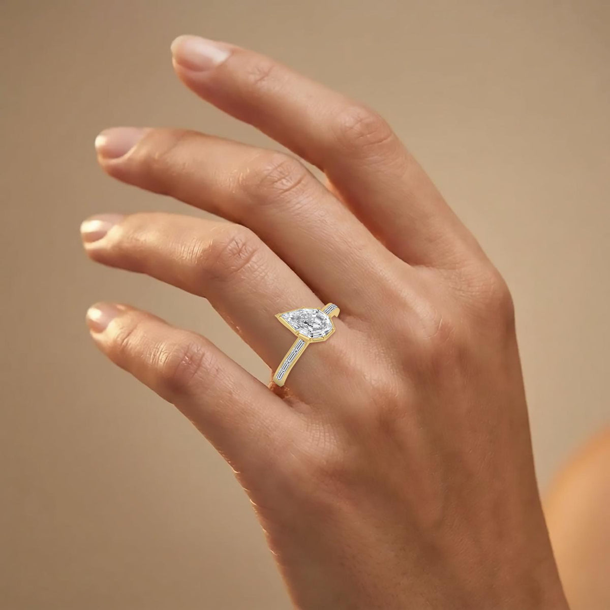 Yellow gold Diamond Ring · 2.37 ctw