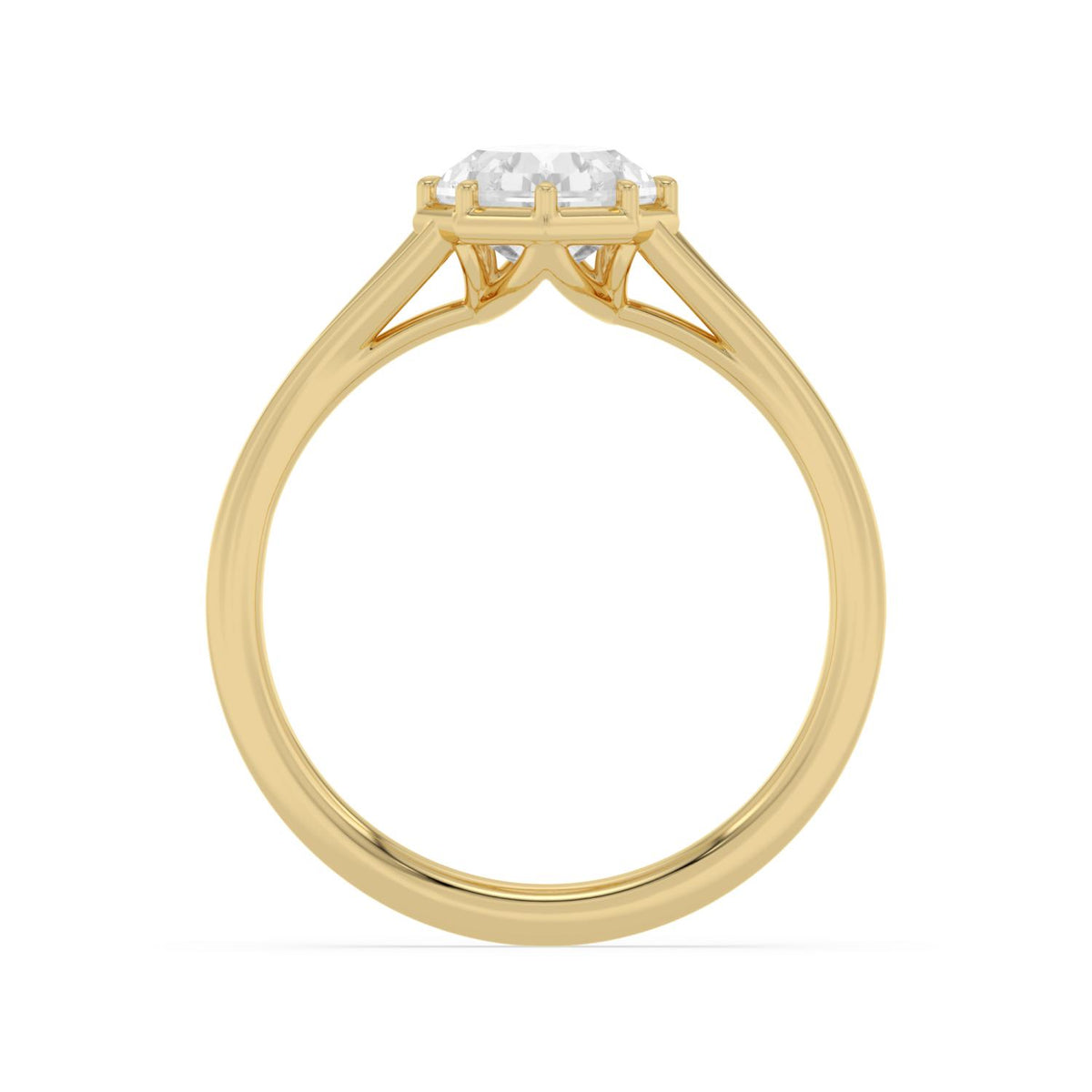 Yellow gold Diamond Ring · 2 ctw
