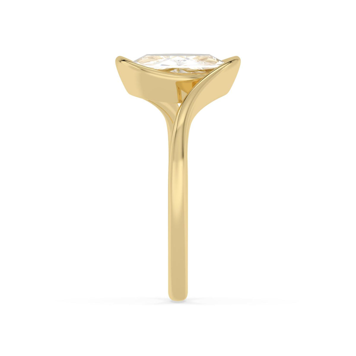 Yellow gold Diamond Ring · 2 ctw