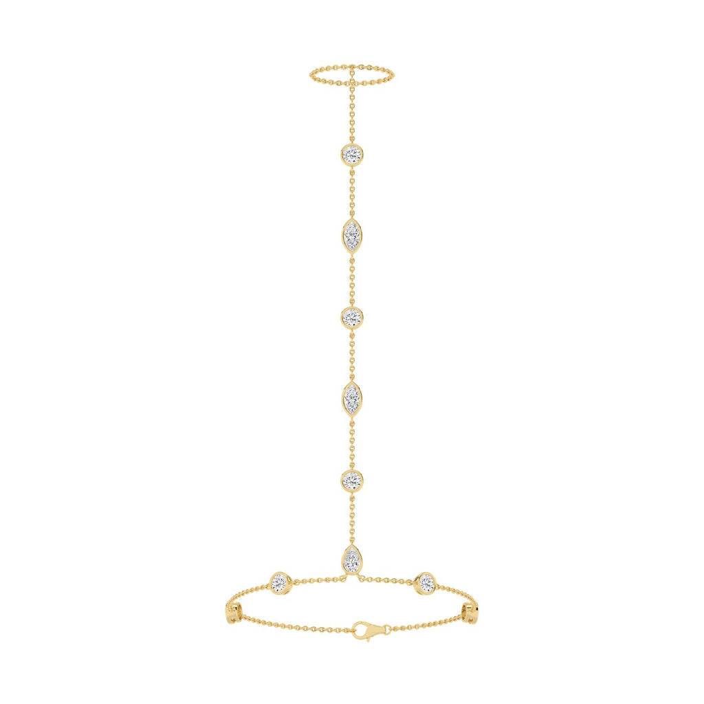 Yellow gold Diamond Bracelet · 2.83 ctw