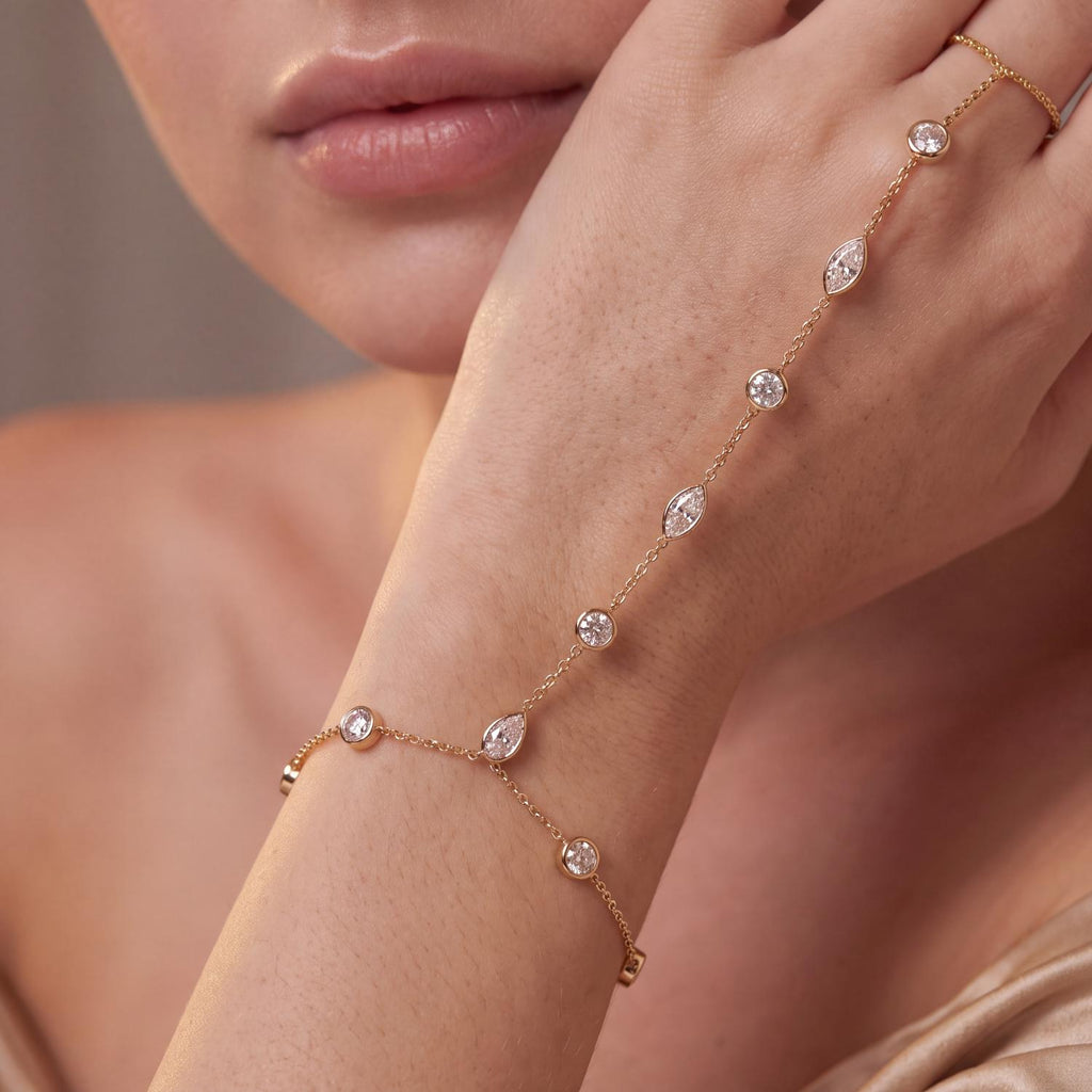 Yellow gold Diamond Bracelet · 2.83 ctw