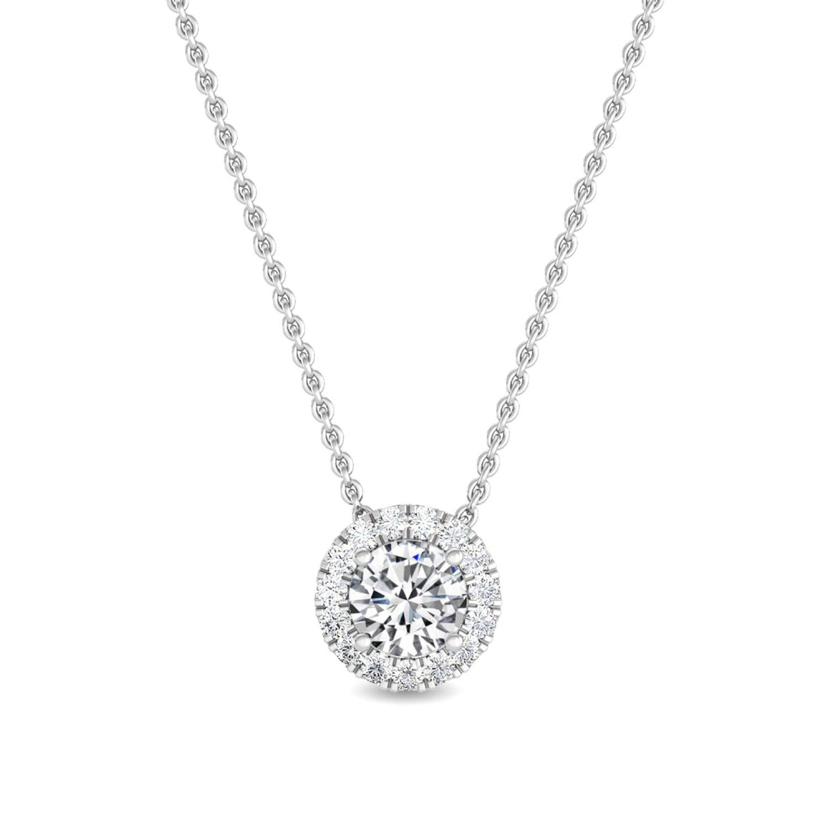 White gold Diamond Pendant · 0.69 ctw