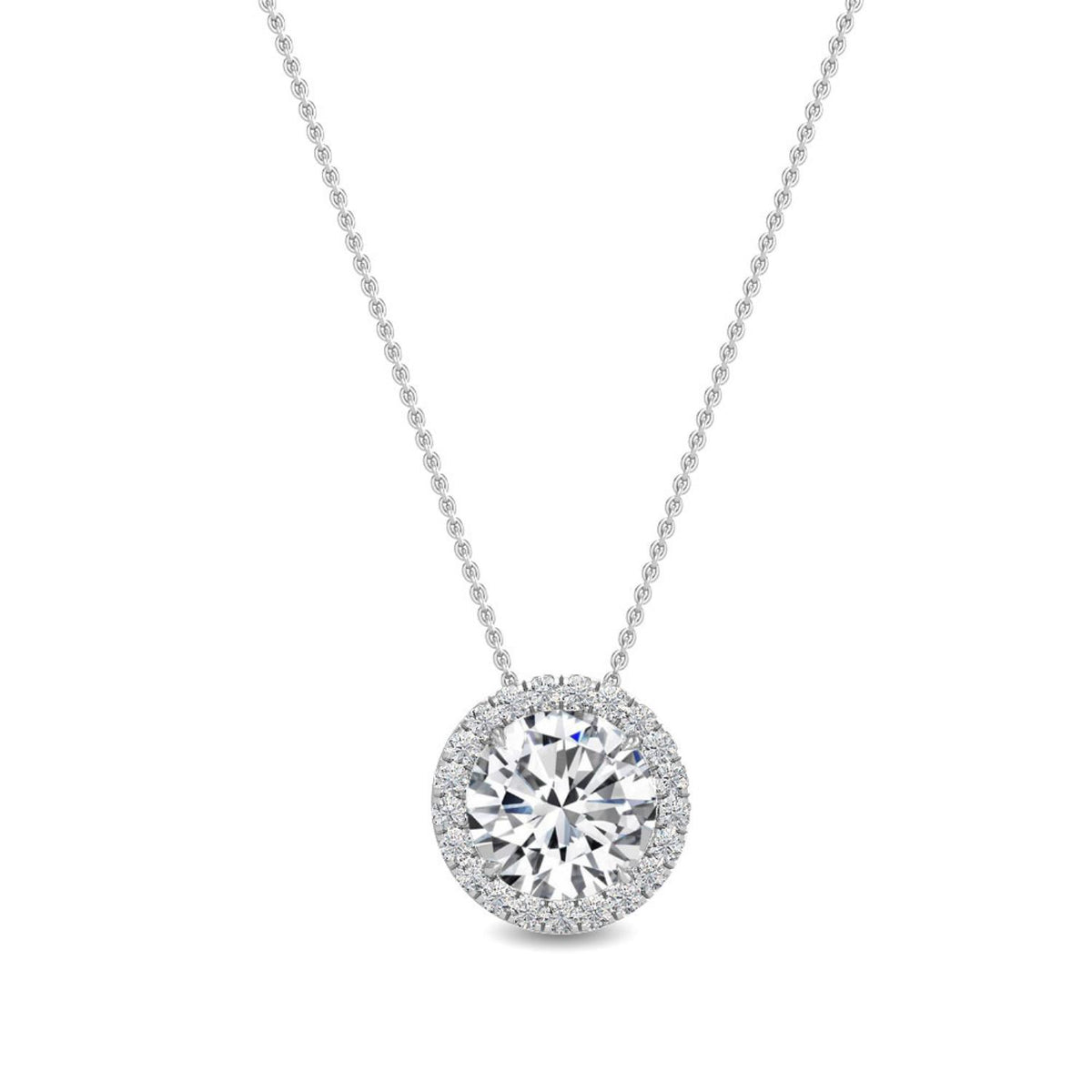 White gold Diamond Pendant · 0.68 ctw