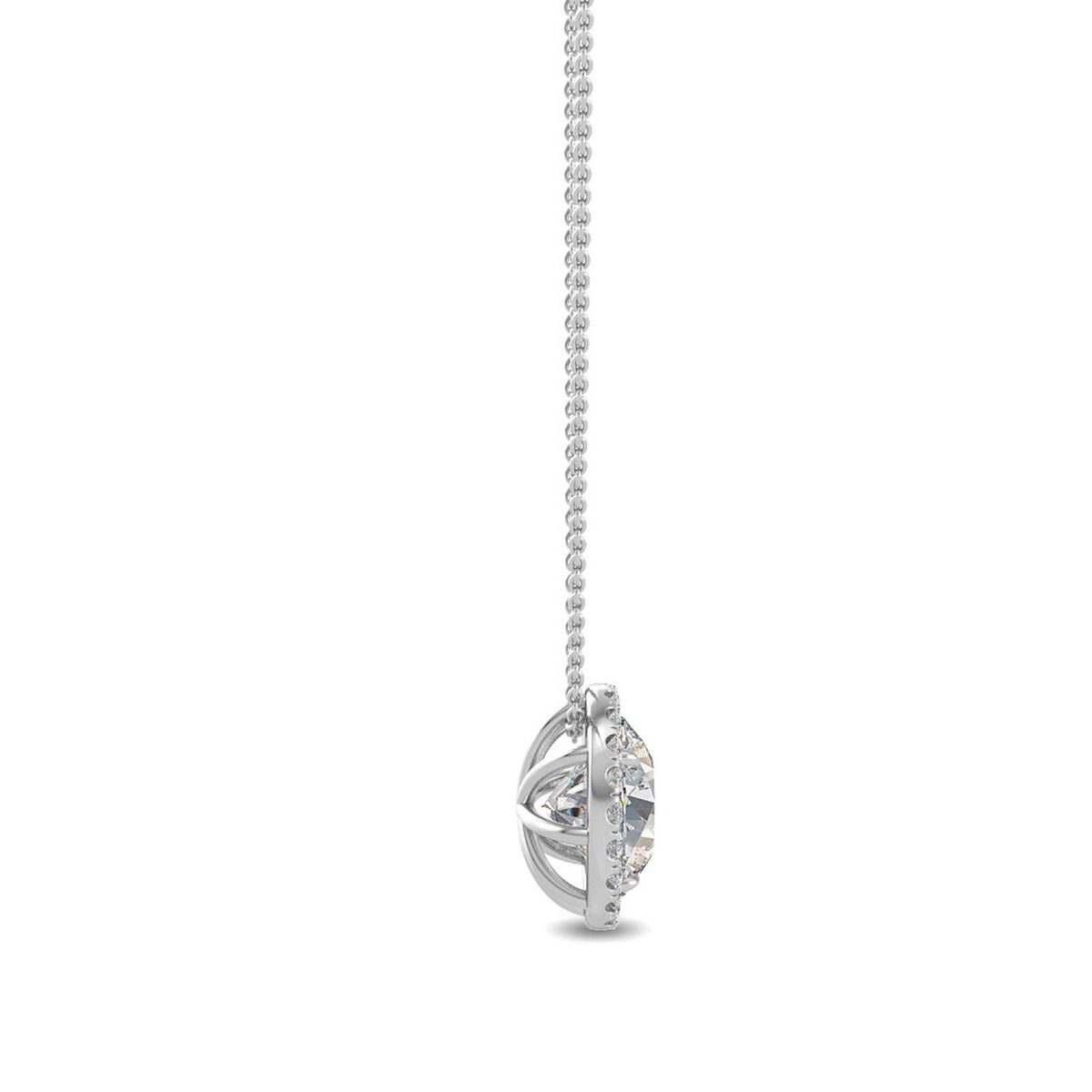 White gold Diamond Pendant · 0.68 ctw