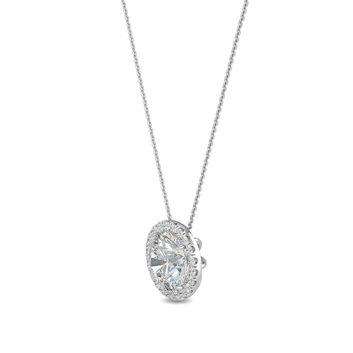 White gold Diamond Pendant · 0.68 ctw