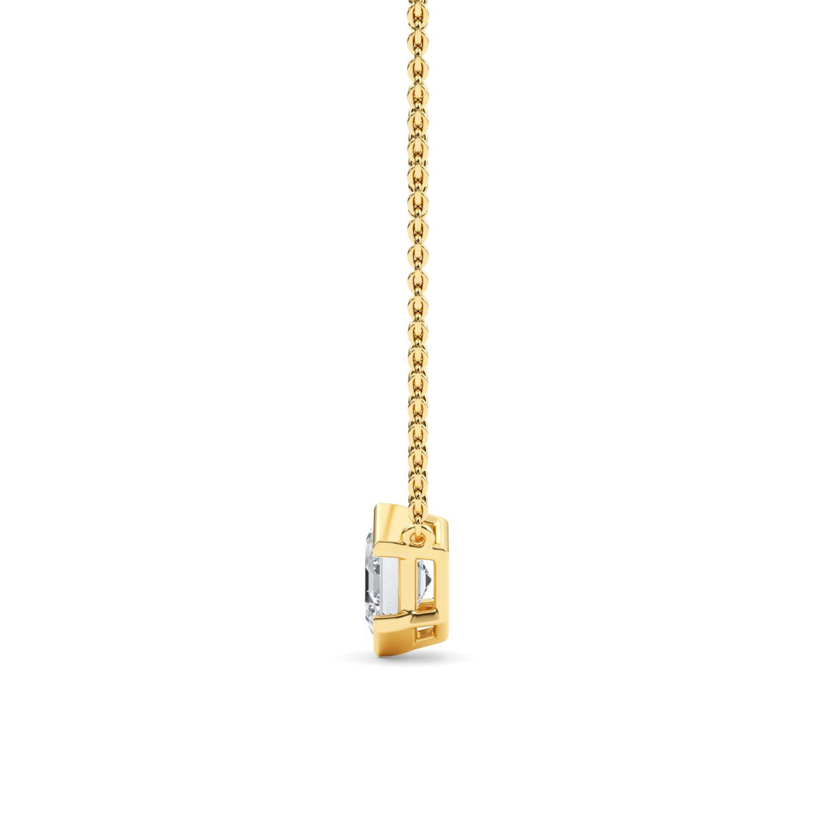 Yellow gold Diamond Pendant · 1.05 ctw