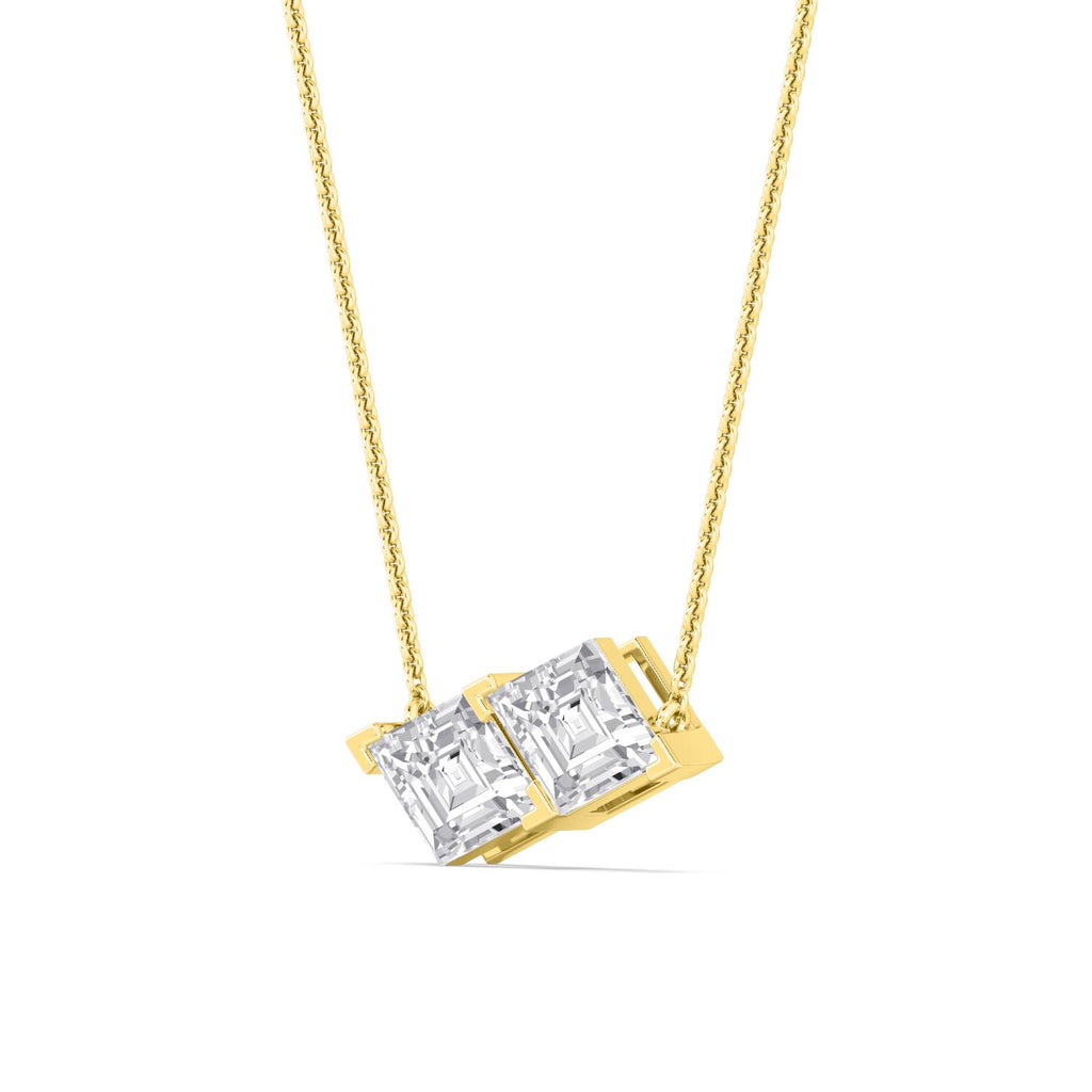 Yellow gold Diamond Pendant · 2.15 ctw