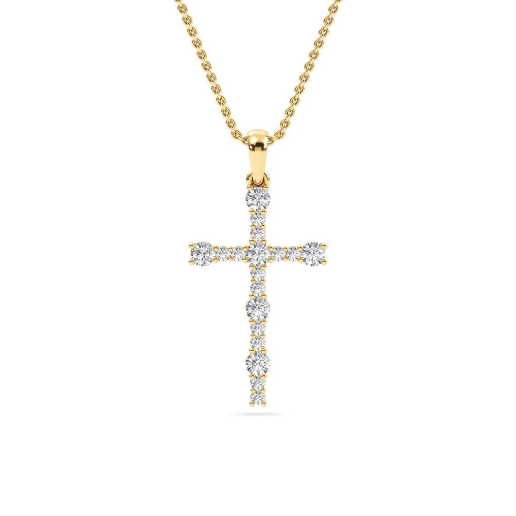 Yellow gold Diamond Pendant · 0.57 ctw