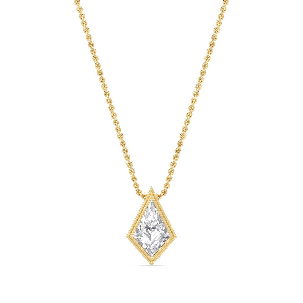Yellow gold Diamond Pendant · 1.5 ctw