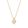 Yellow gold Diamond Pendant · 1.5 ctw
